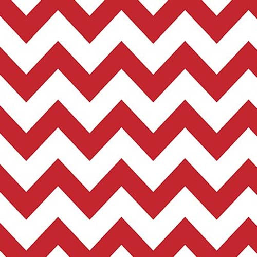 Savage Printed Background Paper (53" x 18', Red & White Chevron)