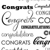 Savage Printed Background Paper (53" x 18', Congratulations)