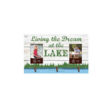 Prinz Lake Side Living The Dream Plaque Frame 18x11
