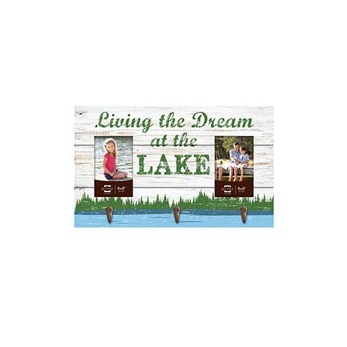 Prinz Lake Side Living The Dream Plaque Frame 18x11