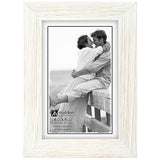 Malden 805-46 4x6 White Wash Linear Frame