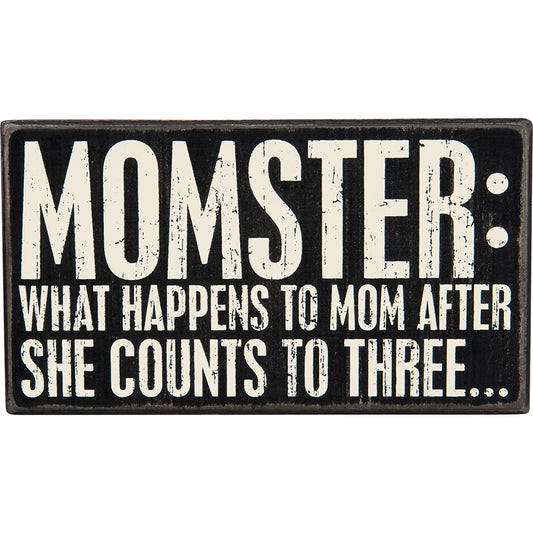 Primitives Momster Box Sign