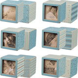 Primitives Photo Blocks Blue Set of 6