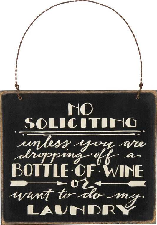 Primitives No Soliciting Sign