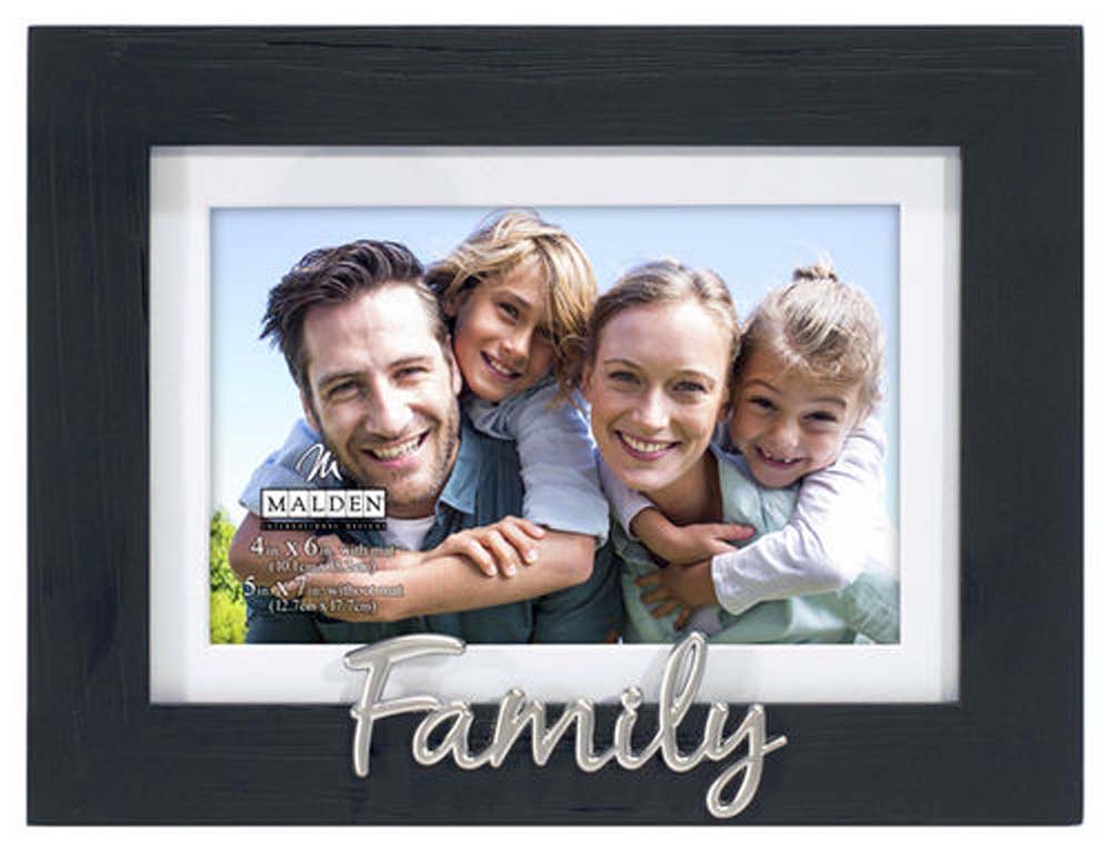 Malden 4x6 Scripts Black Distressed- Family