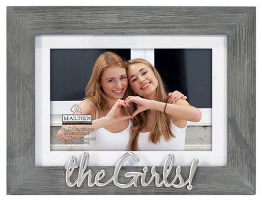 Malden 4x6 Scripts Gray Distressed- The Girls