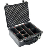 Pelican 1550 Waterproof Case with TrekPak Insert (Black)