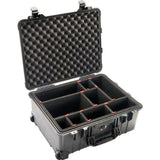 Pelican 1560 Waterproof Case with TrekPak Insert (Black)