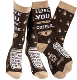Primitives Socks - Coffee