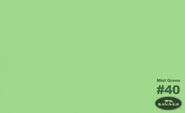 Savage Seamless Background Paper 53" x 12 yd Mint Green
