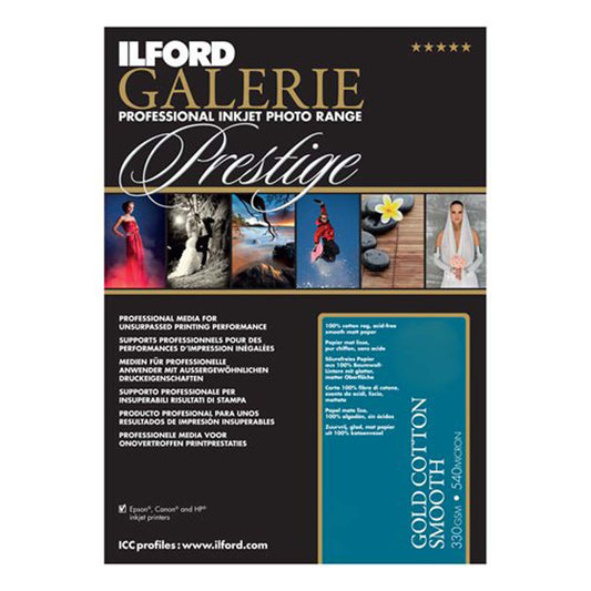 Ilford GALERIE Prestige Smooth Cotton Rag 8.5x11 25 Sheet Box