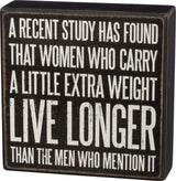 Primitives Recent Study Box Sign