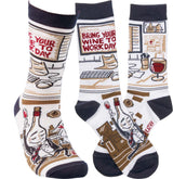 Primitives Socks -Wine to Work