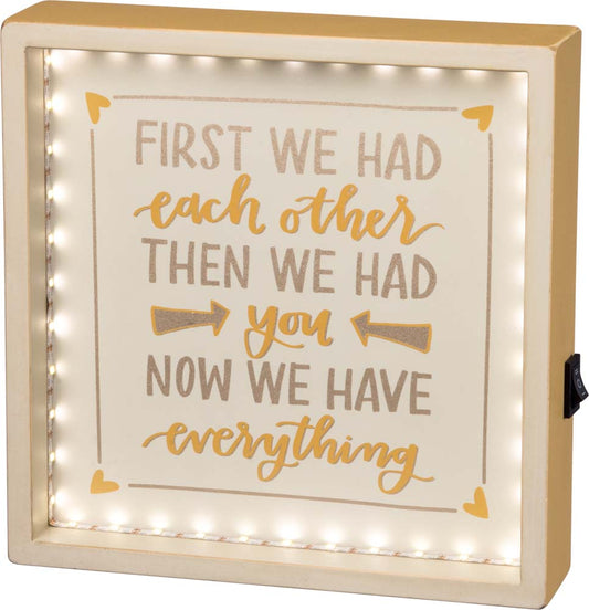 Primitives Everything LED Box Sign