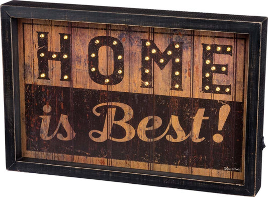 Primitives Home LED Box Sign
