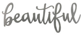 Primitives Beautiful Cutout Metal Sign (Nickel)