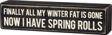 Primitive Spring Rolls Box Sign