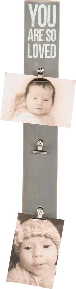 Primitives Photo Clip Bar- We Allow Petting In Our Zoo