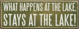 Primitives At The Lake Box Sign
