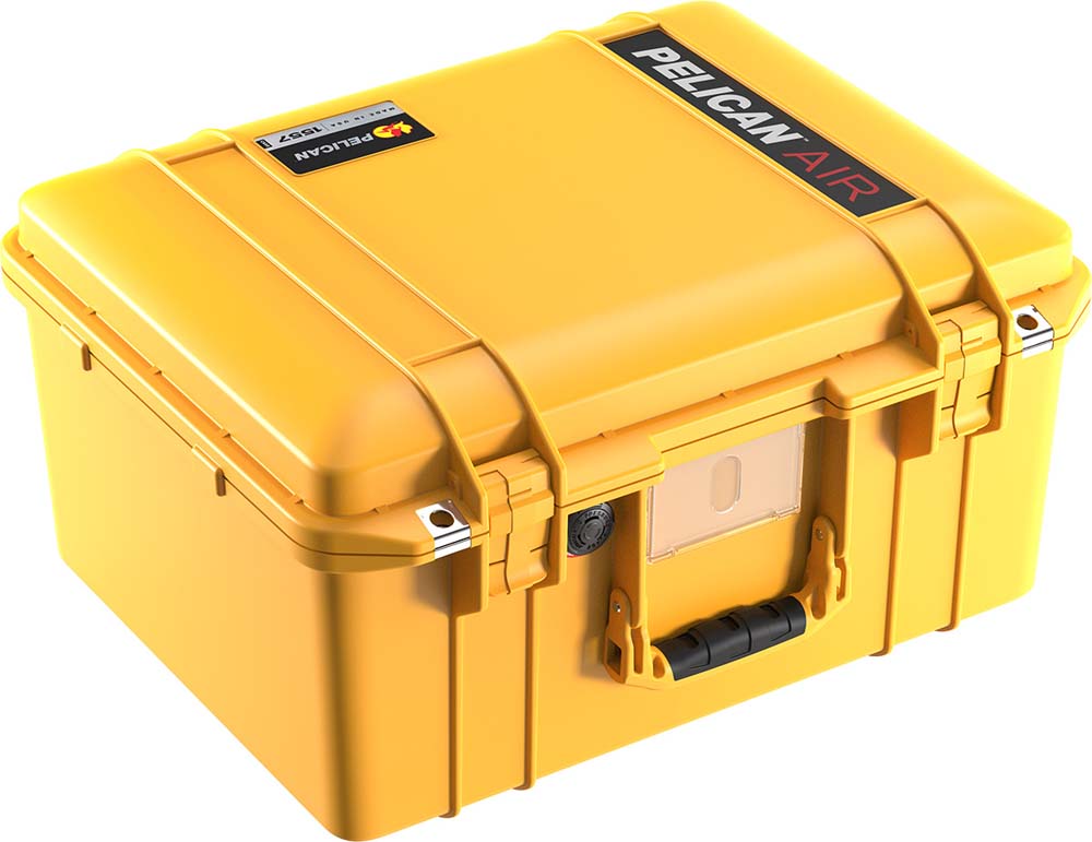 Pelican 1557Air Case without Foam - Yellow