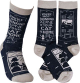 Primitives Socks - Cat Is Home