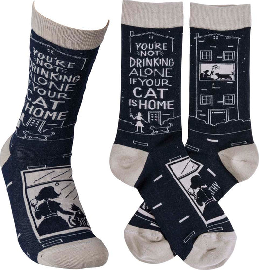 Primitives Socks - Cat Is Home