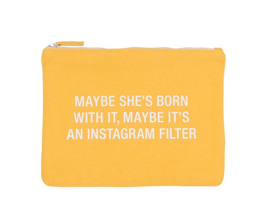 About Face Designs Instagram Filter Cosmetic Bag