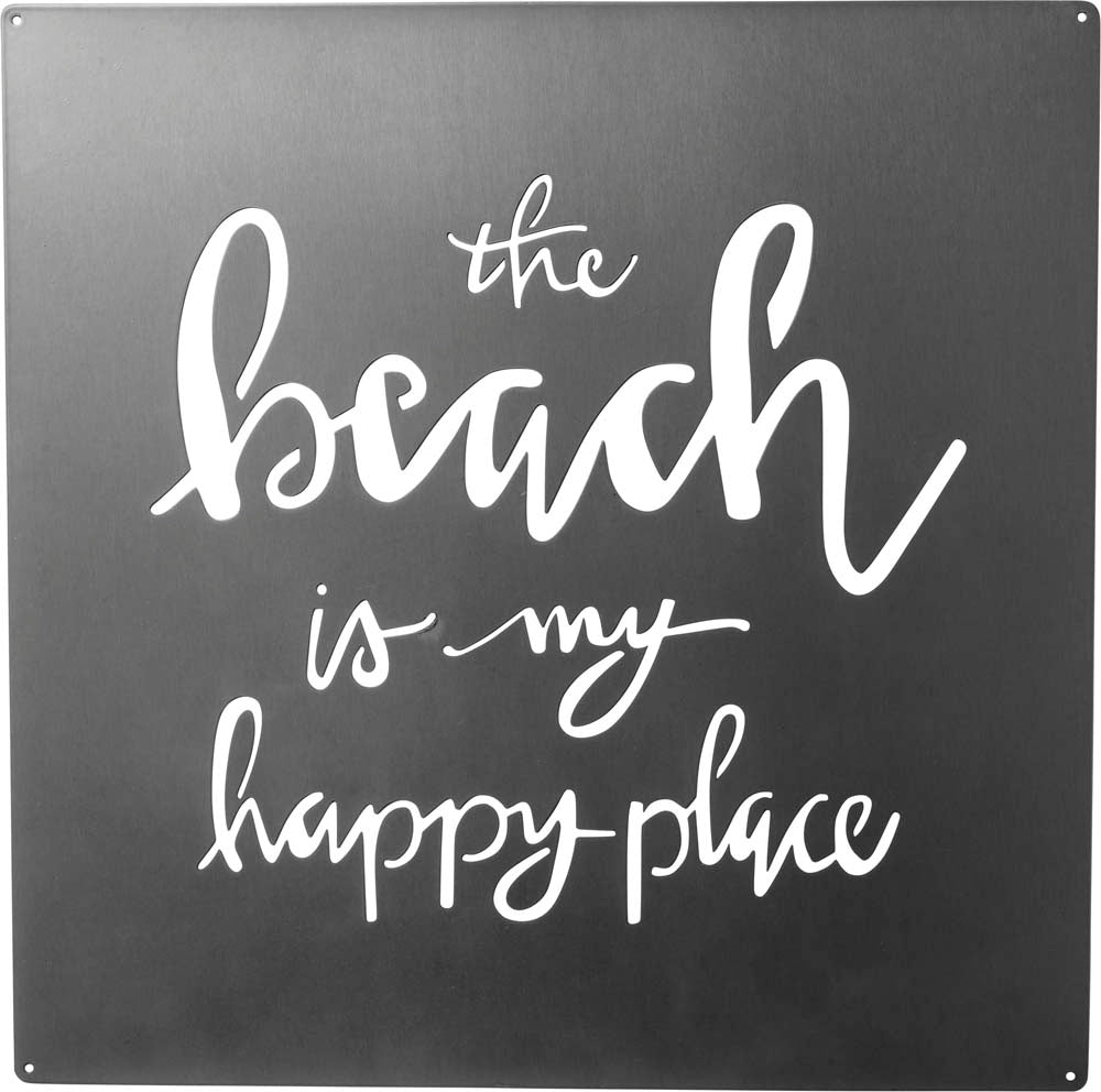 Primitives Metal Wall Art- Happy Place