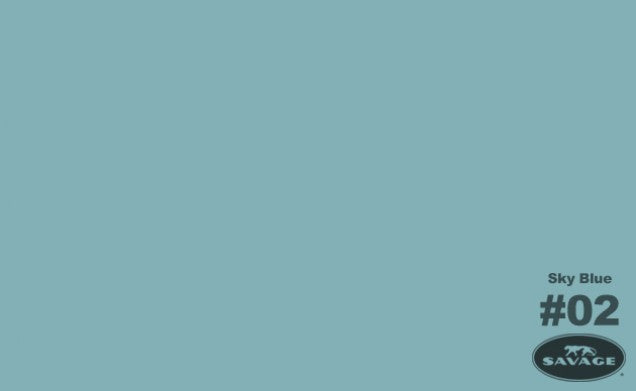 Savage Seamless Background Paper 86" x 12 yd Sky Blue