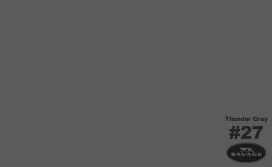 Savage Seamless Background Paper 26" x 12 yd Thunder Gray