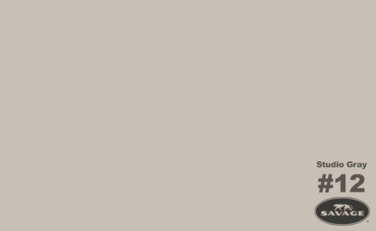 Savage Seamless Background Paper 86" x 12 yd Studio Gray