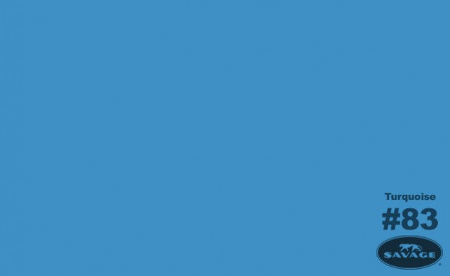 Savage Seamless Background Paper 26" x 12 yd Turquoise