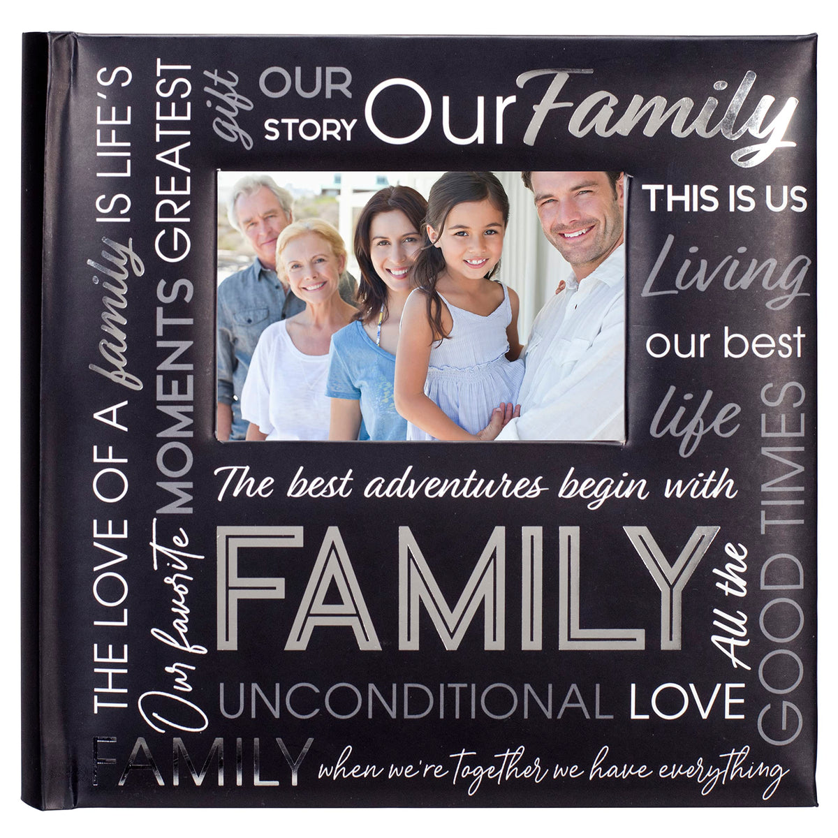 Malden 4x6 Family Black Album