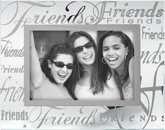 Malden Friends 4x6 Metallic Glass Frame