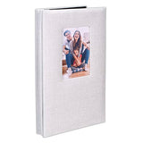 Malden 3-Up Gray Fabric Post bound Album