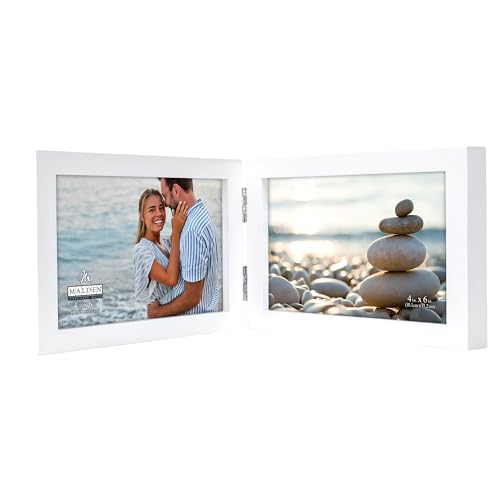 Malden 6417-46DH White Concepts Double 4x6 Horizontal Frame