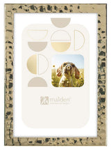 Malden 5x7 Hammered Gold Frame
