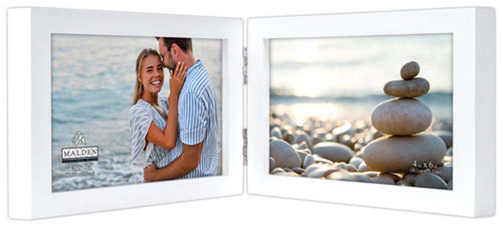 Malden 6417-46DH White Concepts Double 4x6 Horizontal Frame