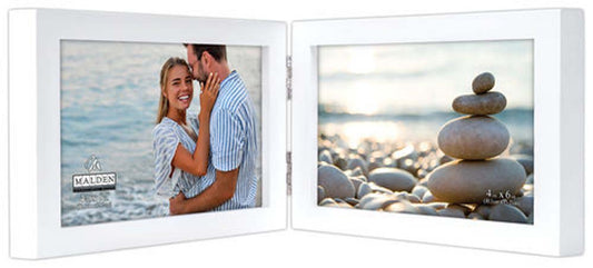 Malden 6417-46DH White Concepts Double 4x6 Horizontal Frame