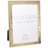 Malden 5x7 Hammered Gold Frame