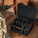 Pelican Vault V300PF5 5-Pistol Case - Black (Custom Pre-cut Foam)