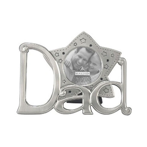Malden Dad Star - Pewter Icons Photo Frame