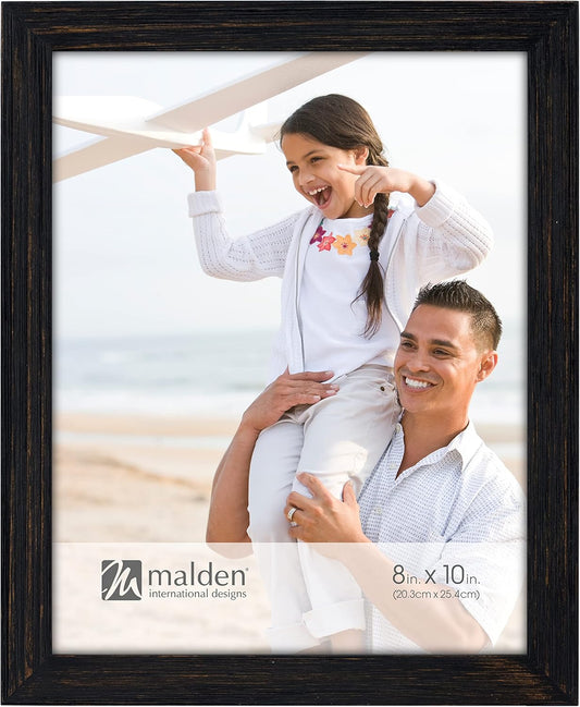Malden 8x10 Linear Rough Black Frame
