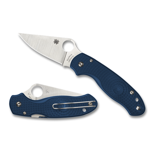 Spyderco Para 3 Lightweight Cobalt Blue FRN, Satin SPY27 - C223PCBL