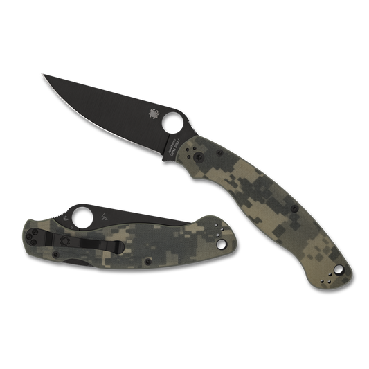 Spyderco Military 2 Camo G10 Black S30V - C36GPCMOBK2