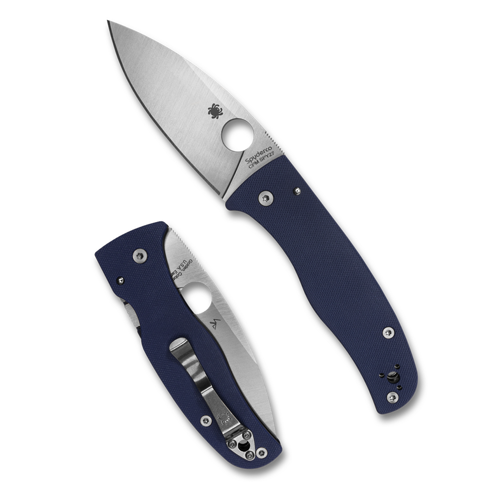 Spyderco Bodacious Cobalt Blue G10, Satin SPY27 - C263GPCBL