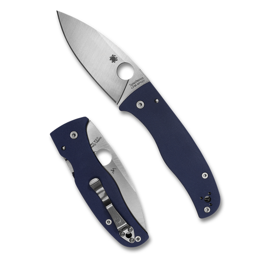 Spyderco Bodacious Cobalt Blue G10, Satin SPY27 - C263GPCBL