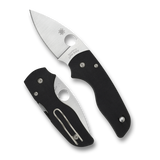 Spyderco Lil' Native Compression Lock, Black G-10 / Satin CPM-S30V - C230GP