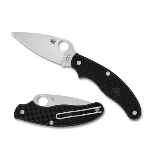 Spyderco UK Penknife Black G-10 / Satin CTS BD1N C94PBK