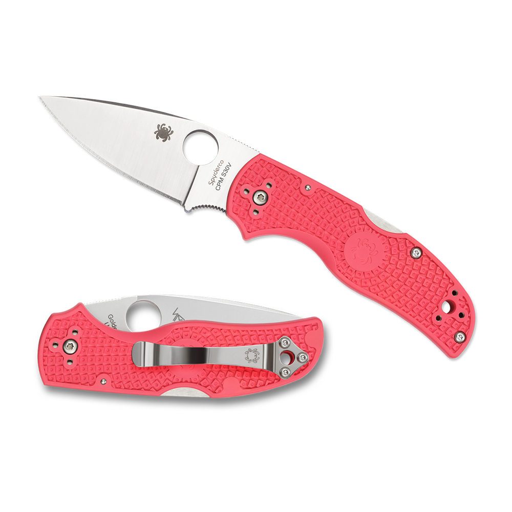 Spyderco Native 5 Lightweight, Pink FRN / Satin CPM-S30V - C41PPN5